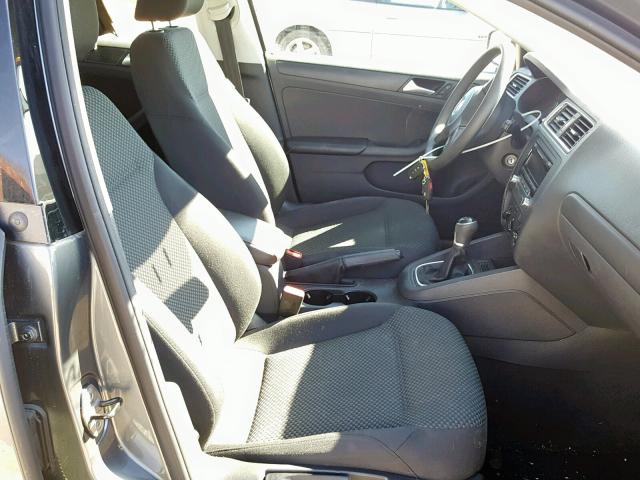 3VW1K7AJ5EM359361 - 2014 VOLKSWAGEN JETTA BASE Boz foto 5