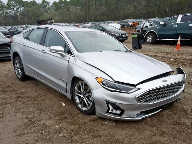 3FA6P0RU9KR136700 - 2019 FORD FUSION TIT SILVER photo 1