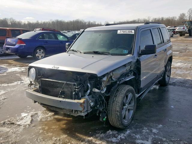 1C4NJRAB7FD382004 - 2015 JEEP PATRIOT SILVER photo 2