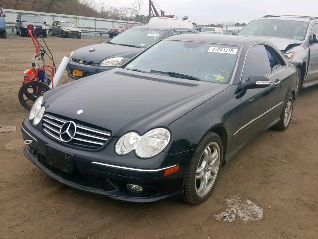 WDBTJ76H33F043781 - 2003 MERCEDES-BENZ CLK 55 AMG BLACK photo 2