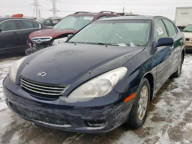 JTHBF30GX25009699 - 2002 LEXUS ES 300 BLUE photo 2