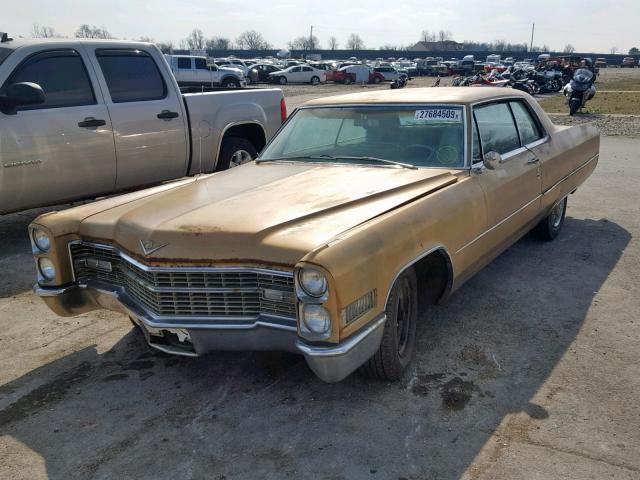 J6181125 - 1966 CADILLAC CADILLAC GOLD photo 2