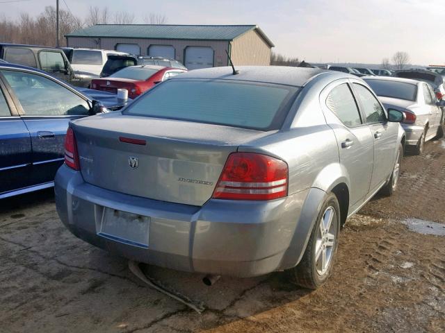 1B3CC1FB9AN175386 - 2010 DODGE AVENGER EX GRAY photo 4