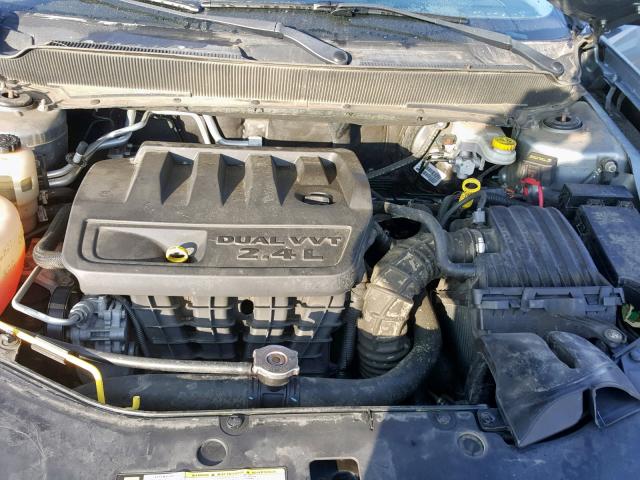 1B3CC1FB9AN175386 - 2010 DODGE AVENGER EX GRAY photo 7