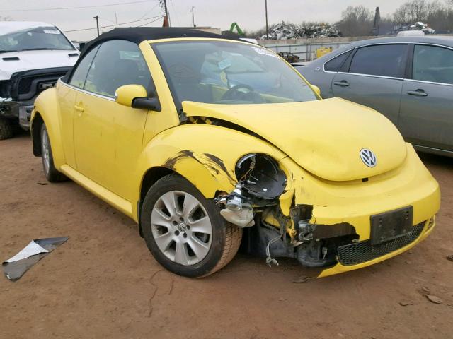 3VWPG31Y78M414219 - 2008 VOLKSWAGEN NEW BEETLE Sarı foto 1