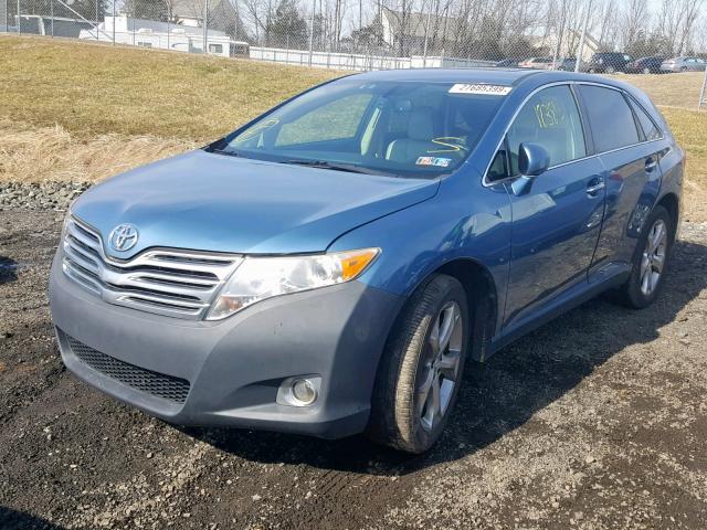 4T3BK11A99U022149 - 2009 TOYOTA VENZA BASE BLUE photo 2