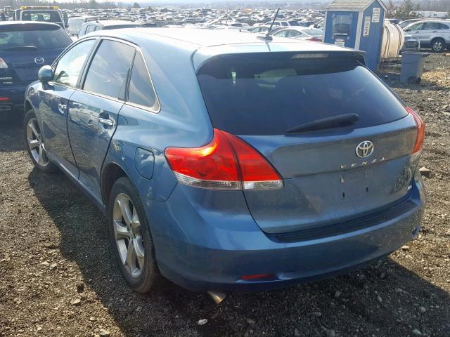 4T3BK11A99U022149 - 2009 TOYOTA VENZA BASE BLUE photo 3