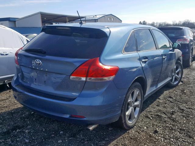 4T3BK11A99U022149 - 2009 TOYOTA VENZA BASE BLUE photo 4