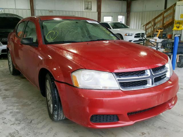 1B3BD4FB3BN510038 - 2011 DODGE AVENGER EX RED photo 1