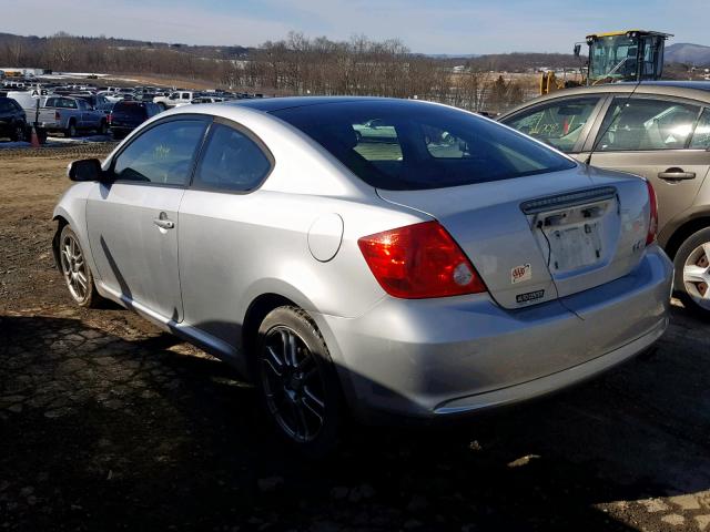 JTKDE177460140968 - 2006 TOYOTA SCION TC 银色 照片 3