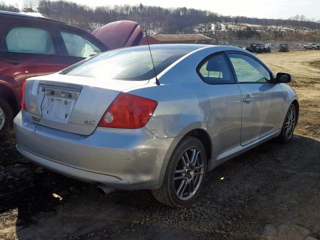 JTKDE177460140968 - 2006 TOYOTA SCION TC 银色 照片 4