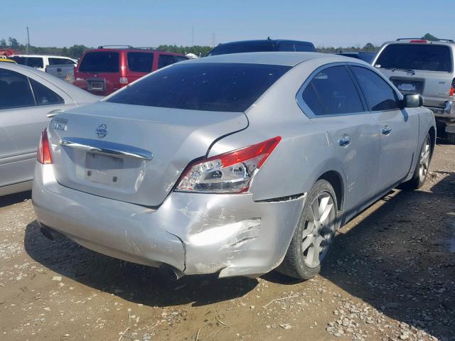 1N4AA5APXAC839086 - 2010 NISSAN MAXIMA S SILVER photo 4