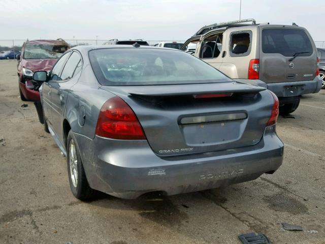 2G2WS542X51165776 - 2005 PONTIAC GRAND PRIX GRAY photo 3