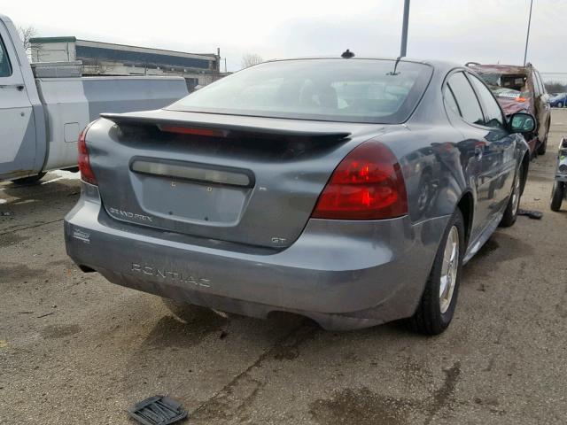2G2WS542X51165776 - 2005 PONTIAC GRAND PRIX GRAY photo 4