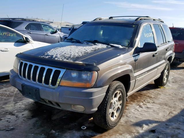 1J4GW58S6XC769766 - 1999 JEEP GRAND CHER GRAY photo 2