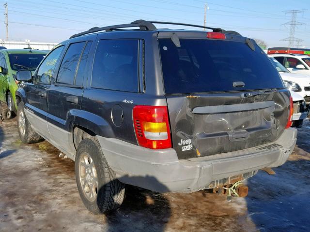 1J4GW58S6XC769766 - 1999 JEEP GRAND CHER GRAY photo 3