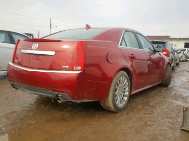 1G6DS5EV3A0143414 - 2010 CADILLAC CTS PREMIU RED photo 4