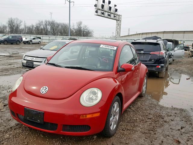 3VWRW31C47M504264 - 2007 VOLKSWAGEN NEW BEETLE Qırmızı foto 2