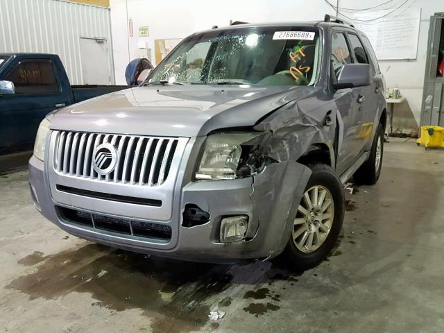 4M2CU97138KJ52465 - 2008 MERCURY MARINER PR GRAY photo 2