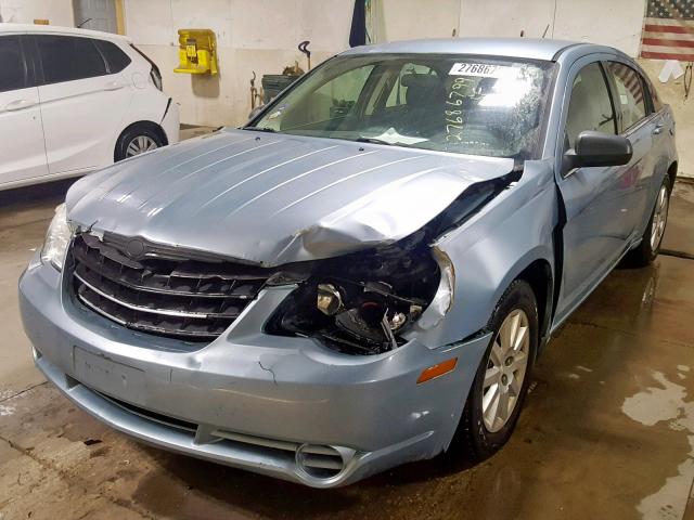 1C3LC46B49N530318 - 2009 CHRYSLER SEBRING LX BLUE photo 2