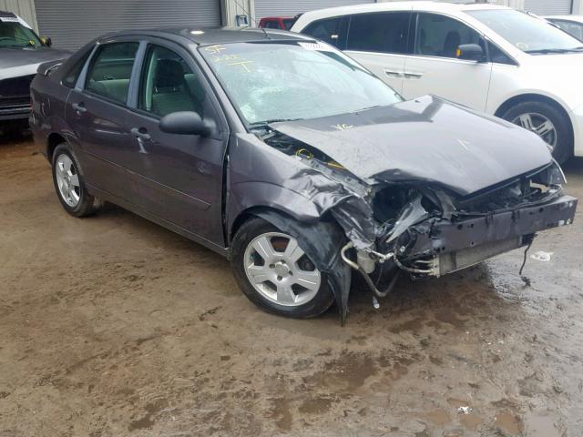 1FAFP34N27W255551 - 2007 FORD FOCUS ZX4 GRAY photo 1