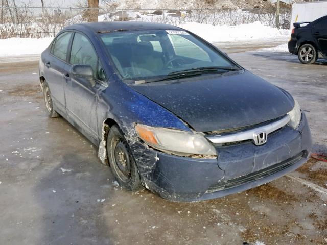 2HGFA16366H024520 - 2006 HONDA CIVIC DX V BLUE photo 1