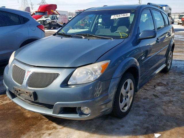 5Y2SL65897Z439320 - 2007 PONTIAC VIBE BLUE photo 2