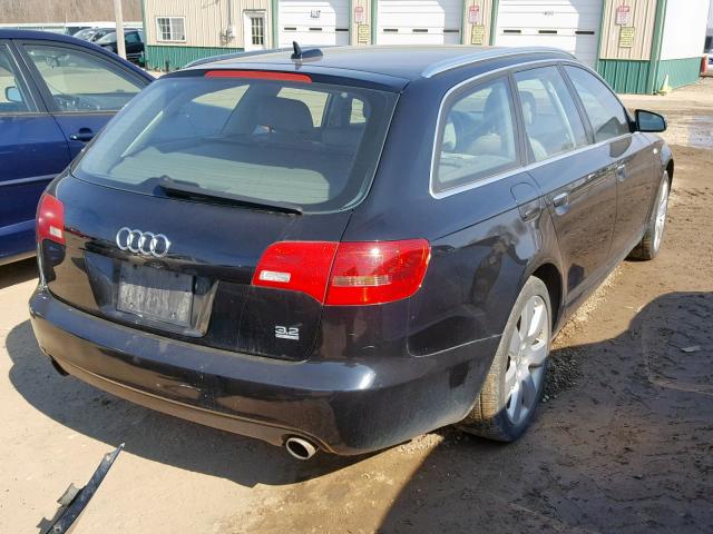 WAUKH74F26N110937 - 2006 AUDI A6 AVANT Q BLACK photo 4