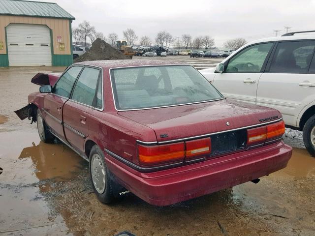 4T1SV21E6MU410537 - 1991 TOYOTA CAMRY DLX 栗色 照片 3