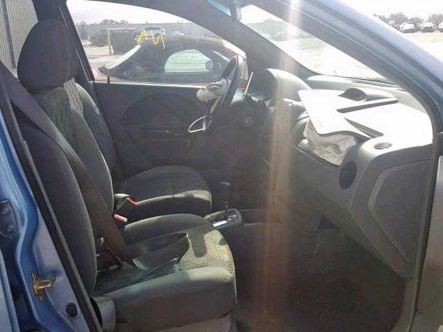 KL1TD62675B446915 - 2005 CHEVROLET AVEO BASE Көк фото 5
