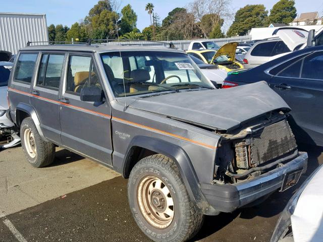 1JCMR7822HT150562 - 1987 JEEP CHEROKEE P GRAY photo 1