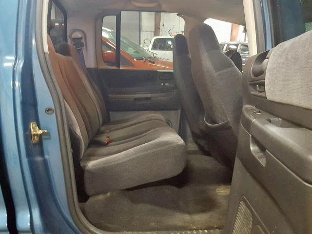 1D7HG38N04S719524 - 2004 DODGE DAKOTA QUA BLUE photo 6