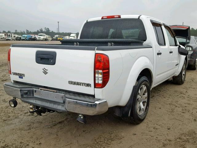 5Z6AD07U29C415741 - 2009 SUZUKI EQUATOR BA WHITE photo 4