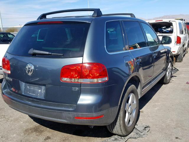 WVGBC67L04D032122 - 2004 VOLKSWAGEN TOUAREG 3. GRAY photo 4