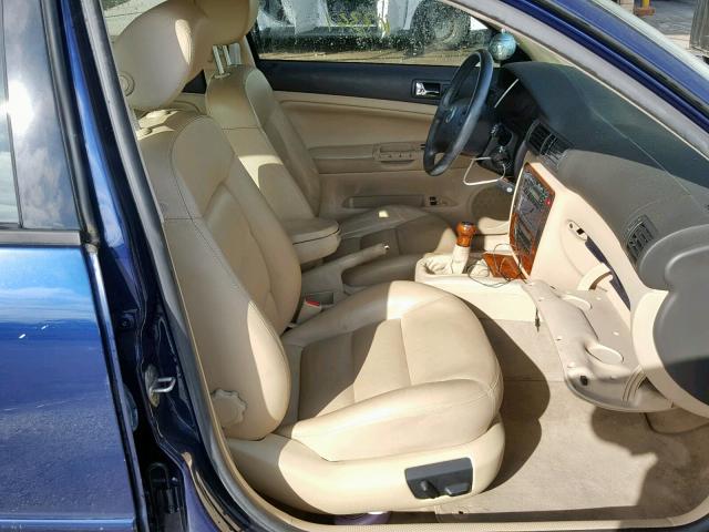 WVWBH63B41P009021 - 2001 VOLKSWAGEN PASSAT GLX 蓝色 照片 5