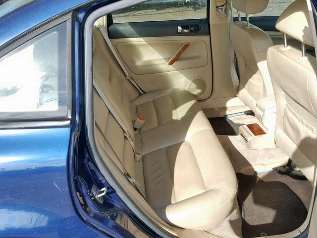 WVWBH63B41P009021 - 2001 VOLKSWAGEN PASSAT GLX 蓝色 照片 6