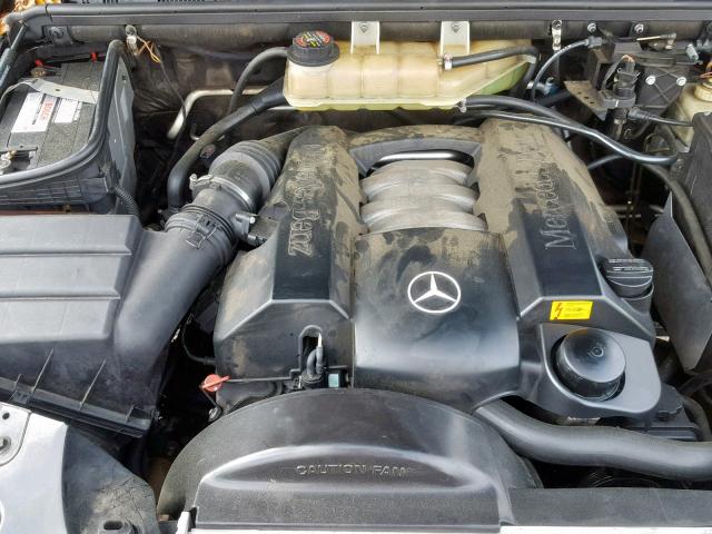 4JGAB54E5YA217501 - 2000 MERCEDES-BENZ ML 320 BLACK photo 7