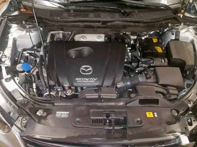 JM3KE2BY1G0633438 - 2016 MAZDA CX-5 SPORT SILVER photo 7