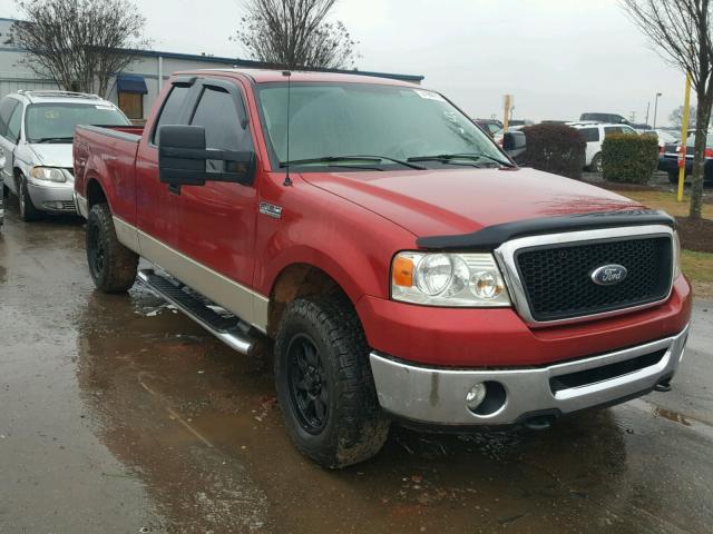 1FTPX14VX8FA37362 - 2008 FORD F150 RED photo 1