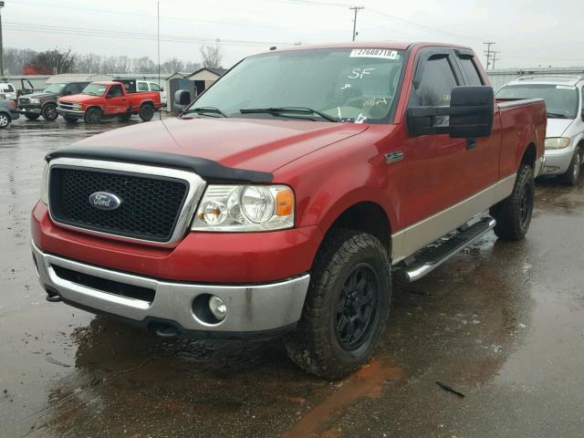 1FTPX14VX8FA37362 - 2008 FORD F150 RED photo 2