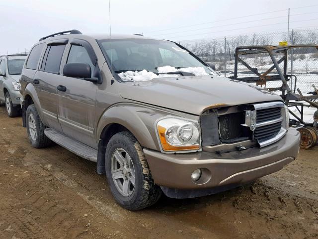 1D4HB58N34F179800 - 2004 DODGE DURANGO LI BEIGE photo 1