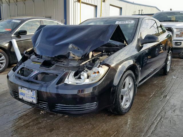 1G2AS18H297120812 - 2009 PONTIAC G5 BLACK photo 2