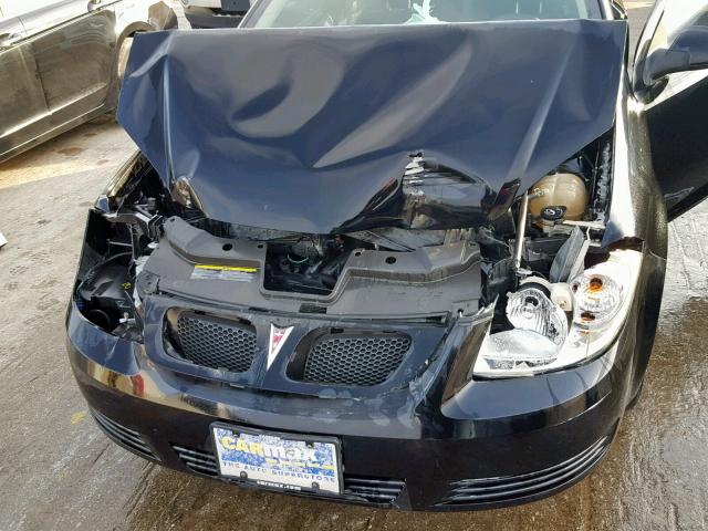 1G2AS18H297120812 - 2009 PONTIAC G5 BLACK photo 7