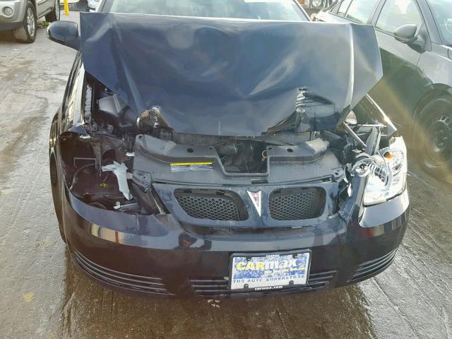1G2AS18H297120812 - 2009 PONTIAC G5 BLACK photo 9