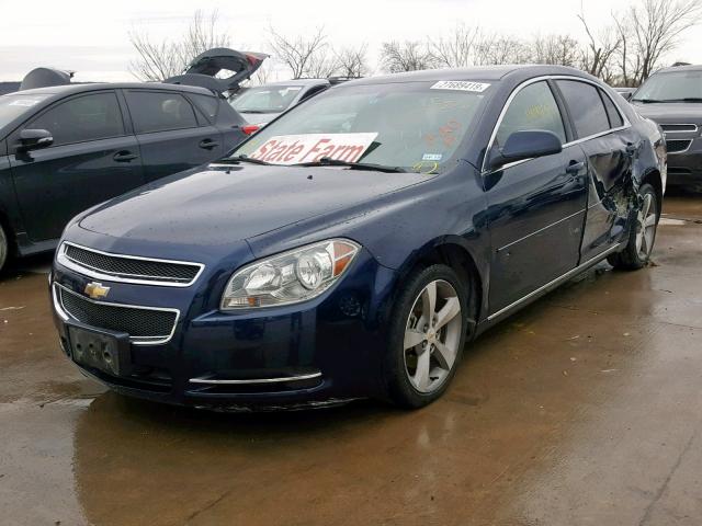 1G1ZC5EU0BF352219 - 2011 CHEVROLET MALIBU 1LT 蓝色 照片 2