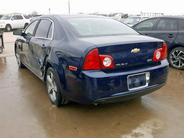 1G1ZC5EU0BF352219 - 2011 CHEVROLET MALIBU 1LT 蓝色 照片 3