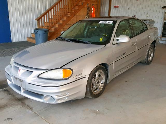 1G2NV52E02M621915 - 2002 PONTIAC GRAND AM G SILVER photo 2