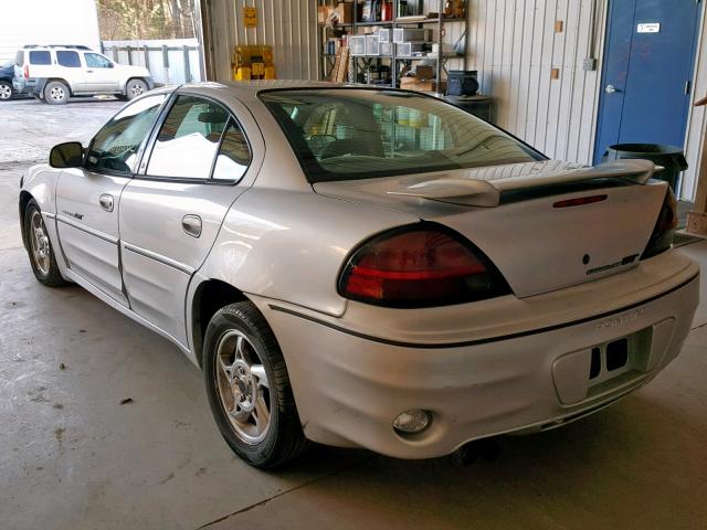 1G2NV52E02M621915 - 2002 PONTIAC GRAND AM G SILVER photo 3