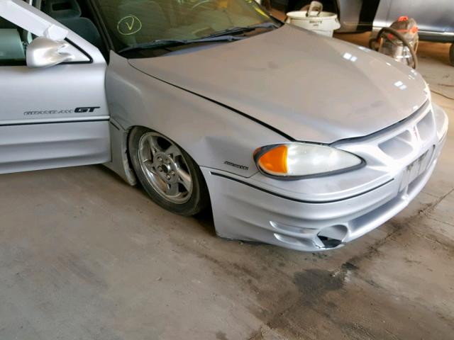 1G2NV52E02M621915 - 2002 PONTIAC GRAND AM G SILVER photo 9