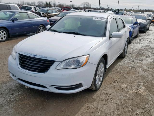 1C3CCBBB8CN135902 - 2012 CHRYSLER 200 TOURIN WHITE photo 2